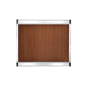 evaporative cooling pad with frame
