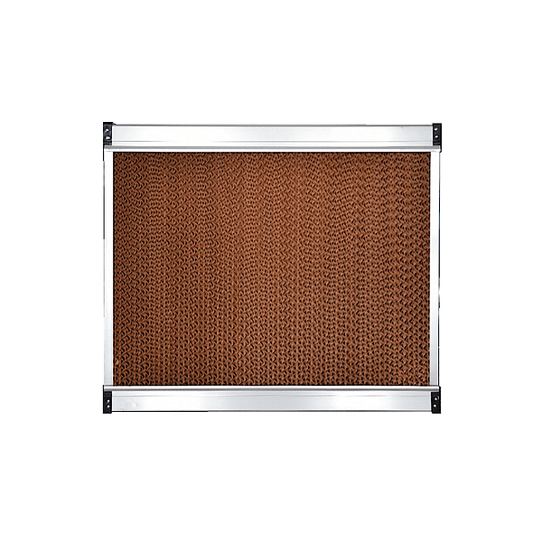 evaporative cooling pad with frame