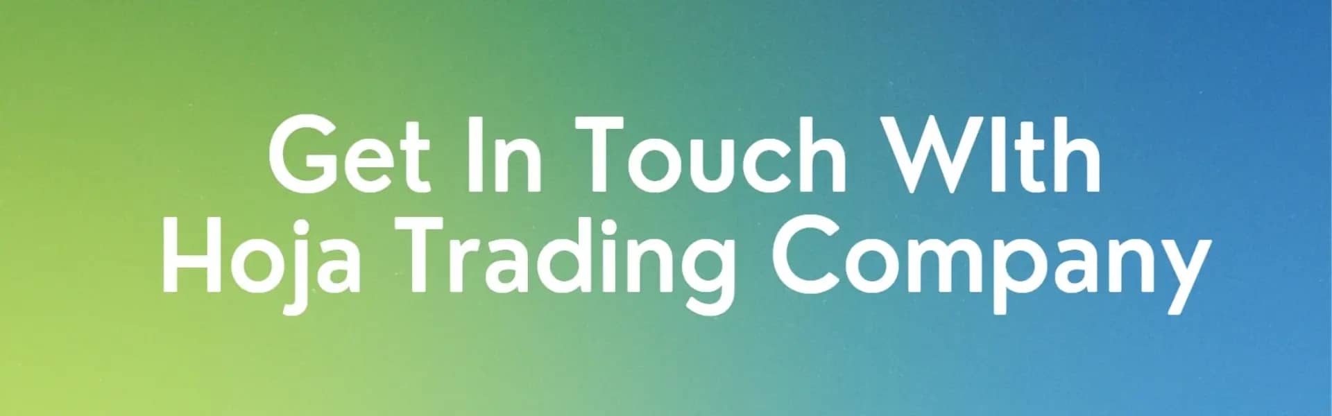 get in touch with hoja trading
