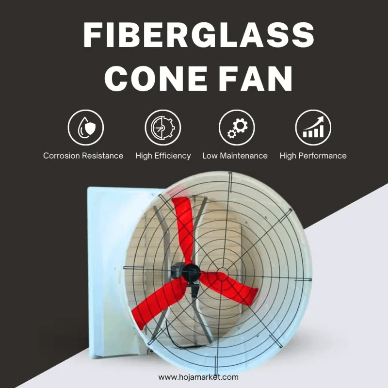 Industrial cone fan