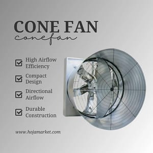 High Airflow Cone Exhaust Fan