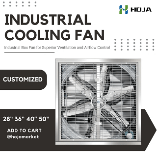 Industrial Box Fan for Superior Ventilation and Airflow Control