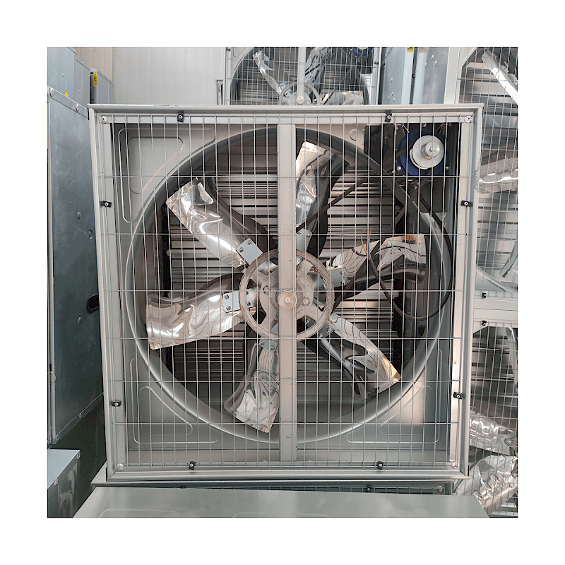 Industrial Exhaust Fan: Built-in Shutters for Optimal Ventilation